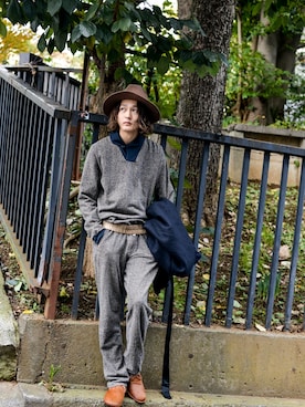 「yotsuba（ヨツバ）のアイテム」を使った、kodona_tokyoさん（メンズ・174cm）の秋コーディネート