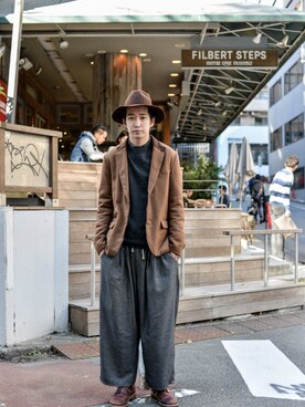 「yotsuba（ヨツバ）のアイテム」を使った、kodona_tokyoさん（メンズ・181cm）の秋コーディネート