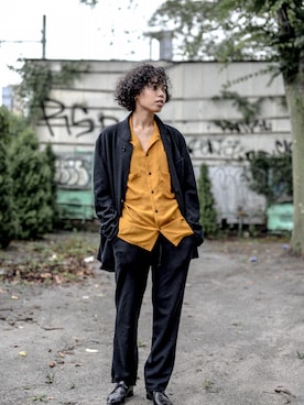 「アイテム（セットアップ）」を使った、kodona_tokyoさん（メンズ・165cm）の秋コーディネート