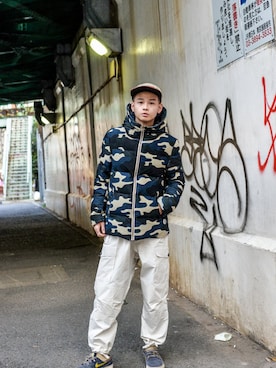 「アイテム（ダウンジャケット/コート、その他）」を使った、kodona_tokyoさん（メンズ・173cm）の冬コーディネート