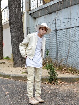 「UNUSED（アンユーズド）のアイテム（ジャケット/アウター）」を使った、kodona_tokyoさん（メンズ・173cm）の冬コーディネート