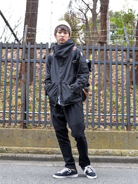 「Y's（ワイズ）のアイテム」を使った、kodona_tokyoさん（メンズ・181cm）の冬コーディネート