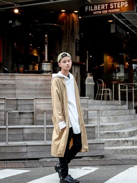 「WhoWhat（フーワット）のアイテム（ジャケット/アウター）」を使った、kodona_tokyoさん（メンズ・173cm）の冬コーディネート