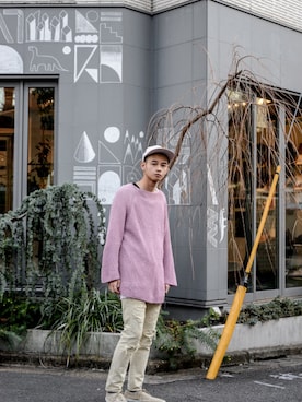 「URU（ウル）のアイテム（トップス）」を使った、kodona_tokyoさん（メンズ・173cm）の春コーディネート