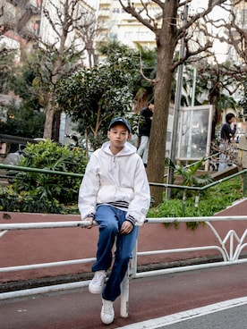 「PHINGERIN（フィンガリン）のアイテム」を使った、kodona_tokyoさん（メンズ・173cm）の春コーディネート