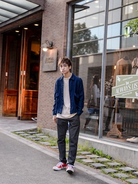 「bukht（ブフト）のアイテム」を使った、kodona_tokyoさん（メンズ・168cm）の春コーディネート