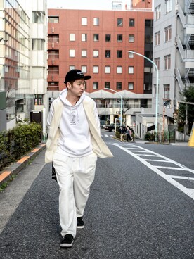 「GANRYU（ガンリュウ）のアイテム」を使った、kodona_tokyoさん（メンズ・181cm）の春コーディネート