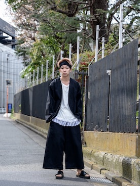 「WhoWhat（フーワット）のアイテム（ジャケット/アウター）」を使った、kodona_tokyoさん（メンズ・181cm）の春コーディネート