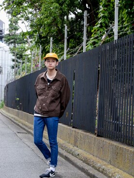 「Levi's（リーバイス）のアイテム（ブルゾン）」を使った、kodona_tokyoさん（メンズ・173cm）の春コーディネート
