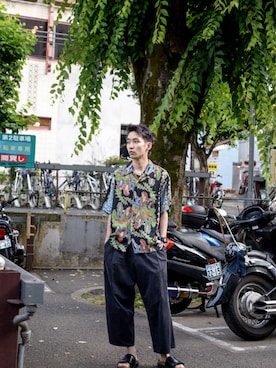 「SUN SURF（サンサーフ）のアイテム」を使った、kodona_tokyoさん（メンズ・181cm）の夏コーディネート