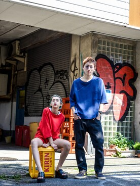 「yotsuba（ヨツバ）のアイテム」を使った、kodona_tokyoさん（メンズ・174cm）の夏コーディネート