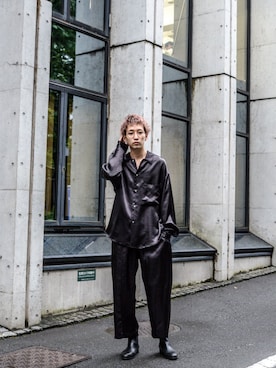 「URU（ウル）のアイテム（パンツ）」を使った、kodona_tokyoさん（メンズ・181cm）の秋コーディネート