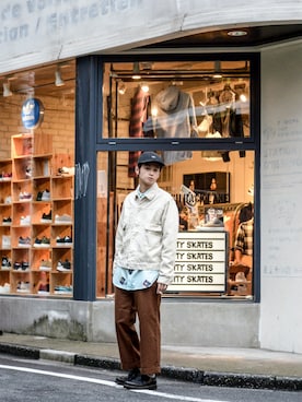 「bukht（ブフト）のアイテム」を使った、kodona_tokyoさん（メンズ・173cm）の秋コーディネート