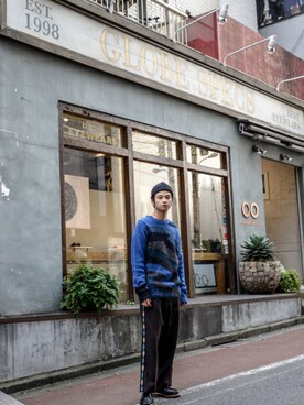 「DRIES VAN NOTEN（ドリスヴァンノッテン）のアイテム（トップス）」を使った、kodona_tokyoさん（メンズ・173cm）の秋コーディネート