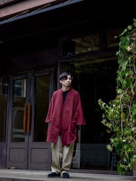 「YANTOR（ヤントル）のアイテム（ジャケット/アウター）」を使った、kodona_tokyoさん（メンズ・167cm）の秋コーディネート