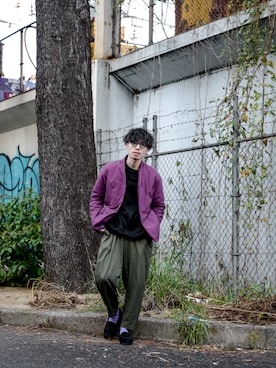 「bukht（ブフト）のアイテム」を使った、kodona_tokyoさん（メンズ・167cm）の秋コーディネート