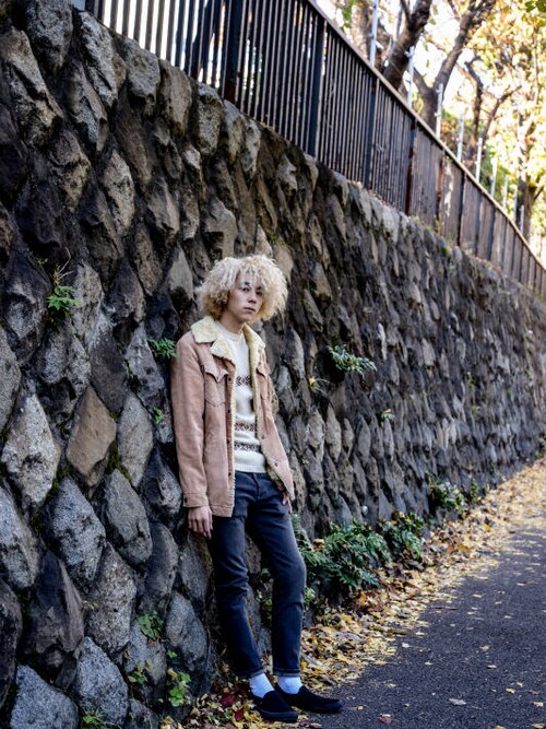 Supreme のニット/セーター（ベージュ系）を使った人気ファッション