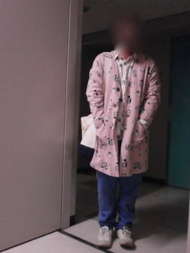 「Ne-net（ネネット）のアイテム（その他アウター）」を使った、岡崎フラグメントさん（メンズ・165cm）の冬コーディネート