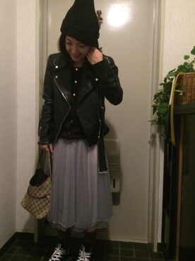 「one after another NICE CLAUP（ワンアフターアナザーナイスクラップ）のアイテム」を使った、⭐️Ⓜ︎aYuⓂ︎i⭐️さん（レディース・157cm・40代）の秋コーディネート