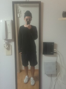 「nonnative（ノンネイティブ）のアイテム（スウェット）」を使った、しんぽーさん（メンズ・173cm）の秋コーディネート