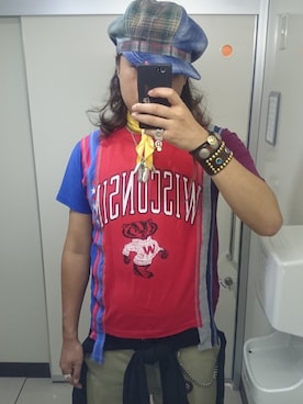「Levi's（リーバイス）のアイテム（財布/小物）」を使った、kazuya7814さん（メンズ・178cm）の春コーディネート