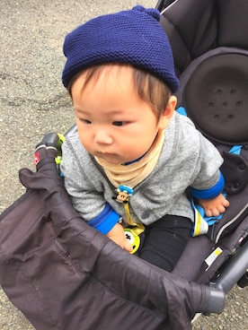 「babygap」｜「アイテム（その他アウター）」を使った、Milanさん（レディース・152cm）の秋コーディネート