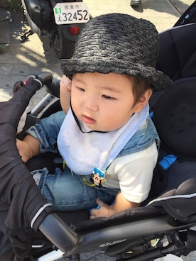 「H&M baby」｜「アイテム（サロペット/オーバーオール）」を使った、Milanさん（レディース・152cm）の秋コーディネート
