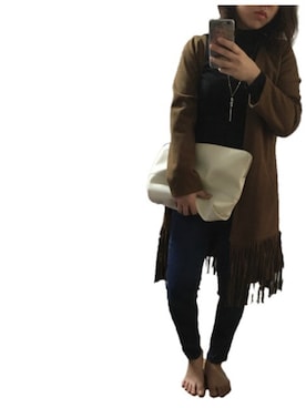 「MALAIKA（マライカ）のアイテム（その他アウター）」を使った、acho さん（レディース・147cm）の春コーディネート