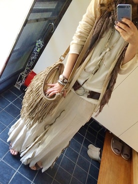 monaさん（レディース・160cm）の春コーディネート