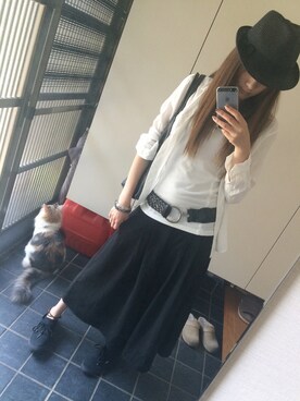 「アイテム（バングル/リストバンド）」を使った、monaさん（レディース・160cm・20代）の春コーディネート