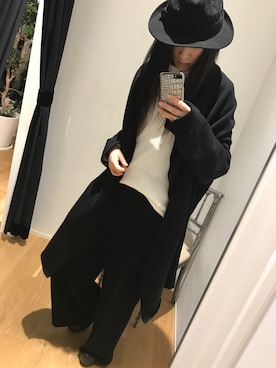 「KMRii（ケムリ）のアイテム（ブーツ）」を使った、monaさん（レディース・160cm）の秋コーディネート