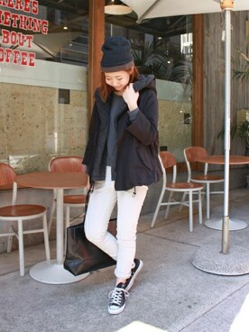 「スエット」｜AYAKAさん（レディース・167cm）の冬コーディネート