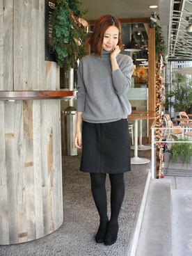 AYAKAさん（レディース・167cm）の冬コーディネート