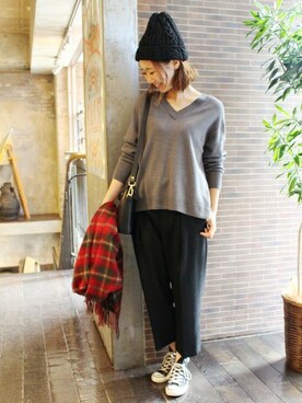 AYAKAさん（レディース・167cm）の冬コーディネート