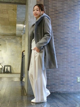 「フード」｜AYAKAさん（レディース・167cm）の秋コーディネート