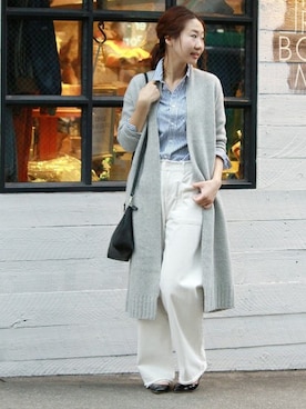 「sisii（シシ）のアイテム」を使った、AYAKAさん（レディース・167cm）の秋コーディネート