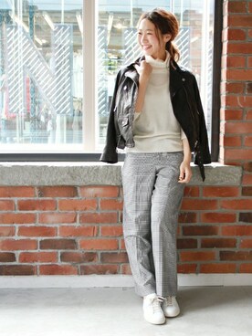 「COMMON PROJECTS（コモンプロジェクト）のアイテム」を使った、AYAKAさん（レディース・167cm）の秋コーディネート