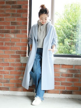 「COMMON PROJECTS（コモンプロジェクト）のアイテム」を使った、AYAKAさん（レディース・167cm）の秋コーディネート