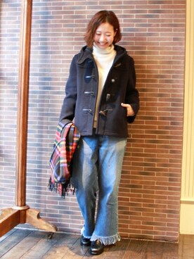 「LONDON TRADITION（ロンドントラディション）のアイテム」を使った、AYAKAさん（レディース・167cm）の秋コーディネート