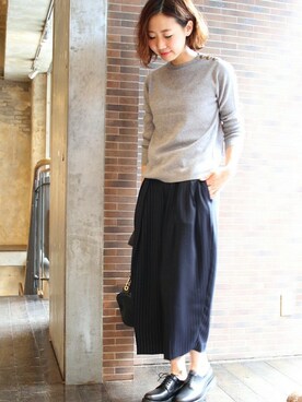 「Palanco（パランコ）のアイテム」を使った、AYAKAさん（レディース・167cm）の秋コーディネート
