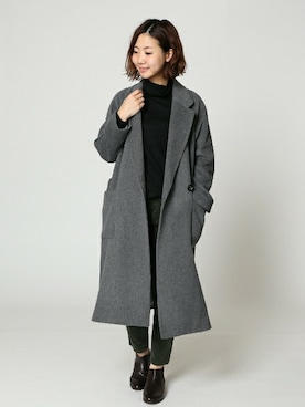 「relume」｜AYAKAさん（レディース・167cm）の冬コーディネート