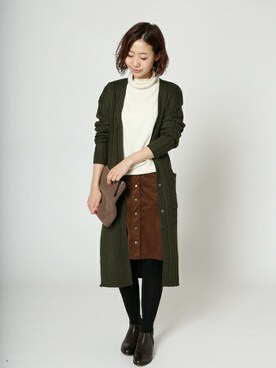 「relume」｜AYAKAさん（レディース・167cm）の冬コーディネート