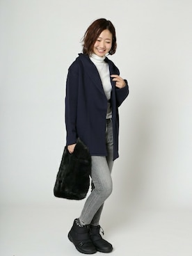 「relume」｜AYAKAさん（レディース・167cm）の冬コーディネート