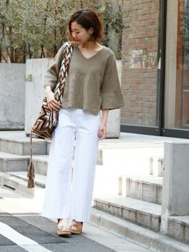 AYAKAさん（レディース・167cm）の春コーディネート