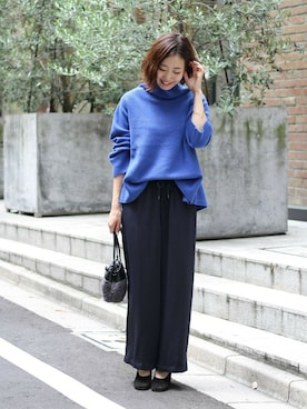 「FABIO RUSCONI（ファビオルスコーニ）のアイテム」を使った、AYAKAさん（レディース・167cm）の夏コーディネート