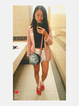 「blazer」｜Dana Huangさん（レディース・163cm・10代）の夏コーディネート