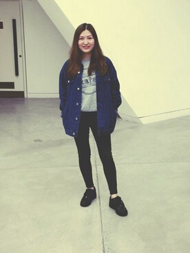 「STYLENANDA（スタイルナンダ）のアイテム（スラックス）」を使った、yhpetsさん（レディース・160cm）の春コーディネート