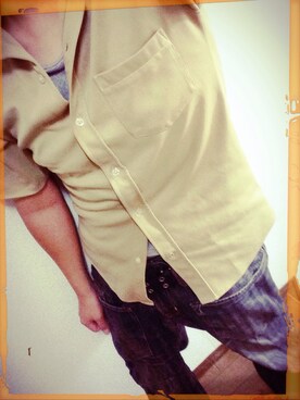 「BLUE WAY（ブルーウェイ）のアイテム（パンツ）」を使った、ken4さん（メンズ・165cm）の夏コーディネート