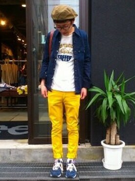 NISHIさん（メンズ・162cm）の春コーディネート