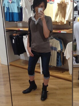 ぺいちゃんさん（メンズ・173cm）の冬コーディネート